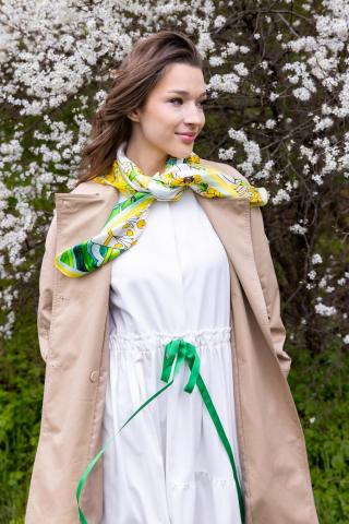 Esarfa de matase Sânzienele