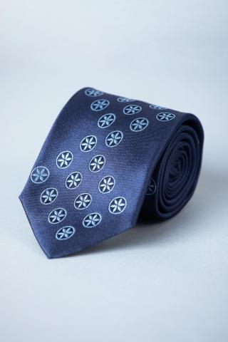 Cravata jacquard de matase Hommage à Brancusi