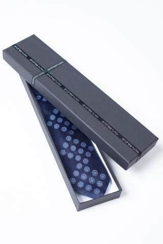 Cravata jacquard de matase Hommage à Brancusi