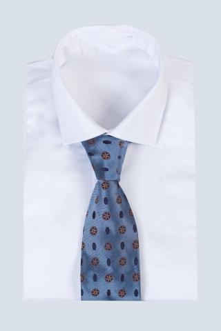 Cravata jacquard de matase Hommage à Brancusi