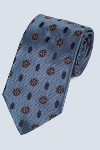 Cravata jacquard de matase Hommage à Brancusi