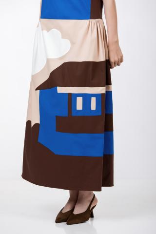 Rochie bumbac Casa Albastra