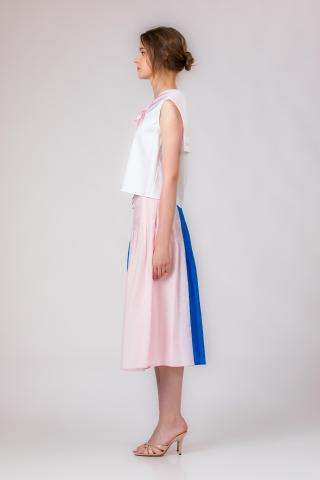 Paula Herlo x Andrea Tincu Top din bumbac Perla