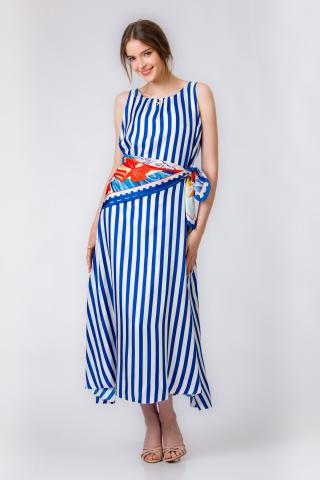 Paula Herlo x Andrea Tincu Rochie din matase twill Calypso
