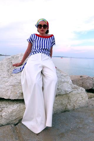 Paula Herlo x Andrea Tincu Top din twill de matase Nerina