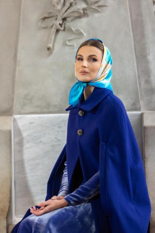 Esarfa din matase naturala Regina Maria a Romaniei